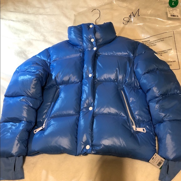 BWT Blue SAMs Jacket Womens Large - Picture 4 of 5